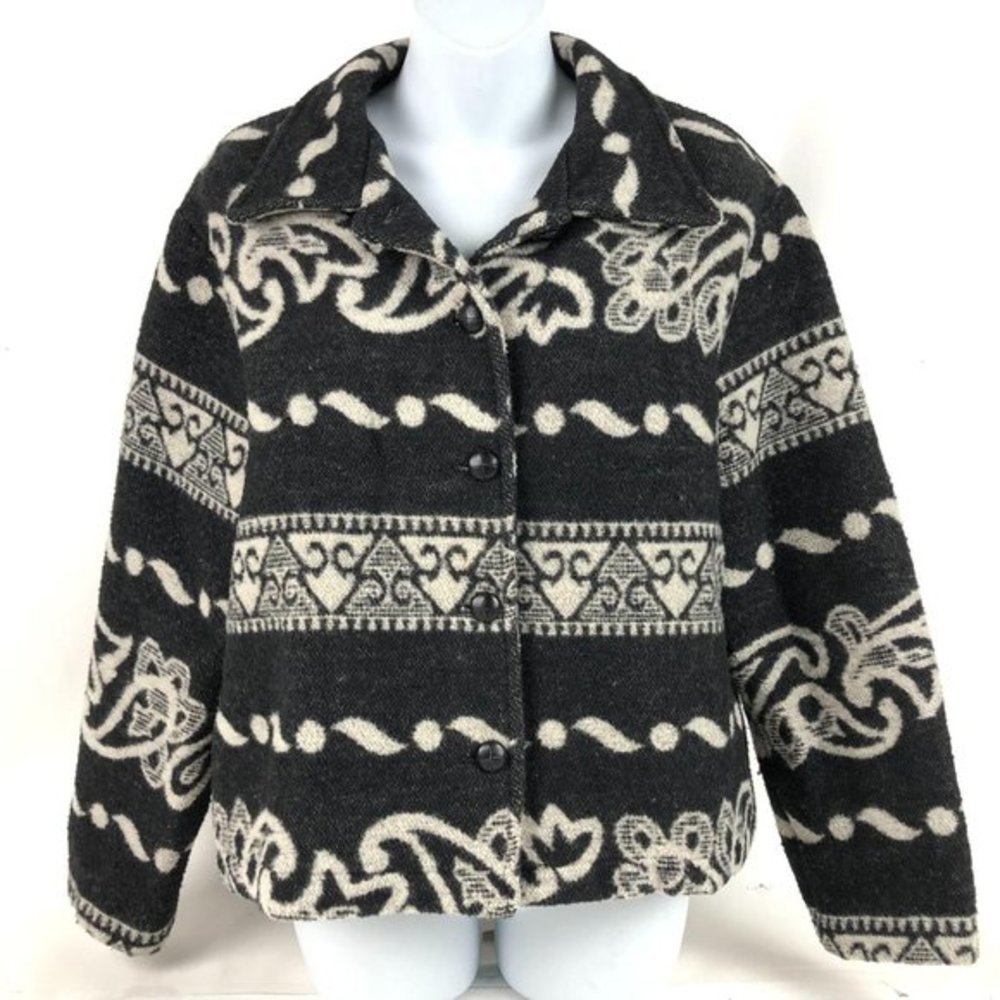 David Paul New York Vintage Cropped Jacket Wool